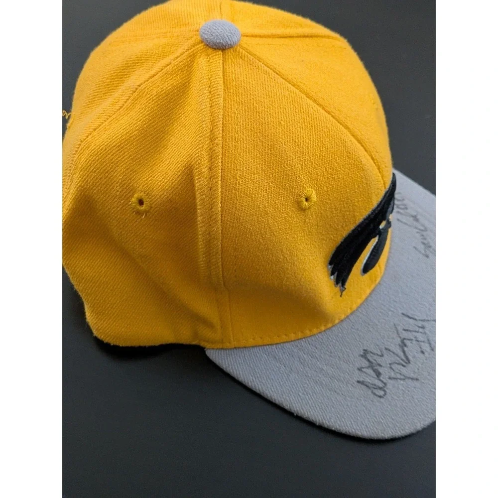 Iowa Hawkeyes Zephyr Z‎ Hats Flat Brim Flex Fit Hat Yellow Gray NCAA Kids OS